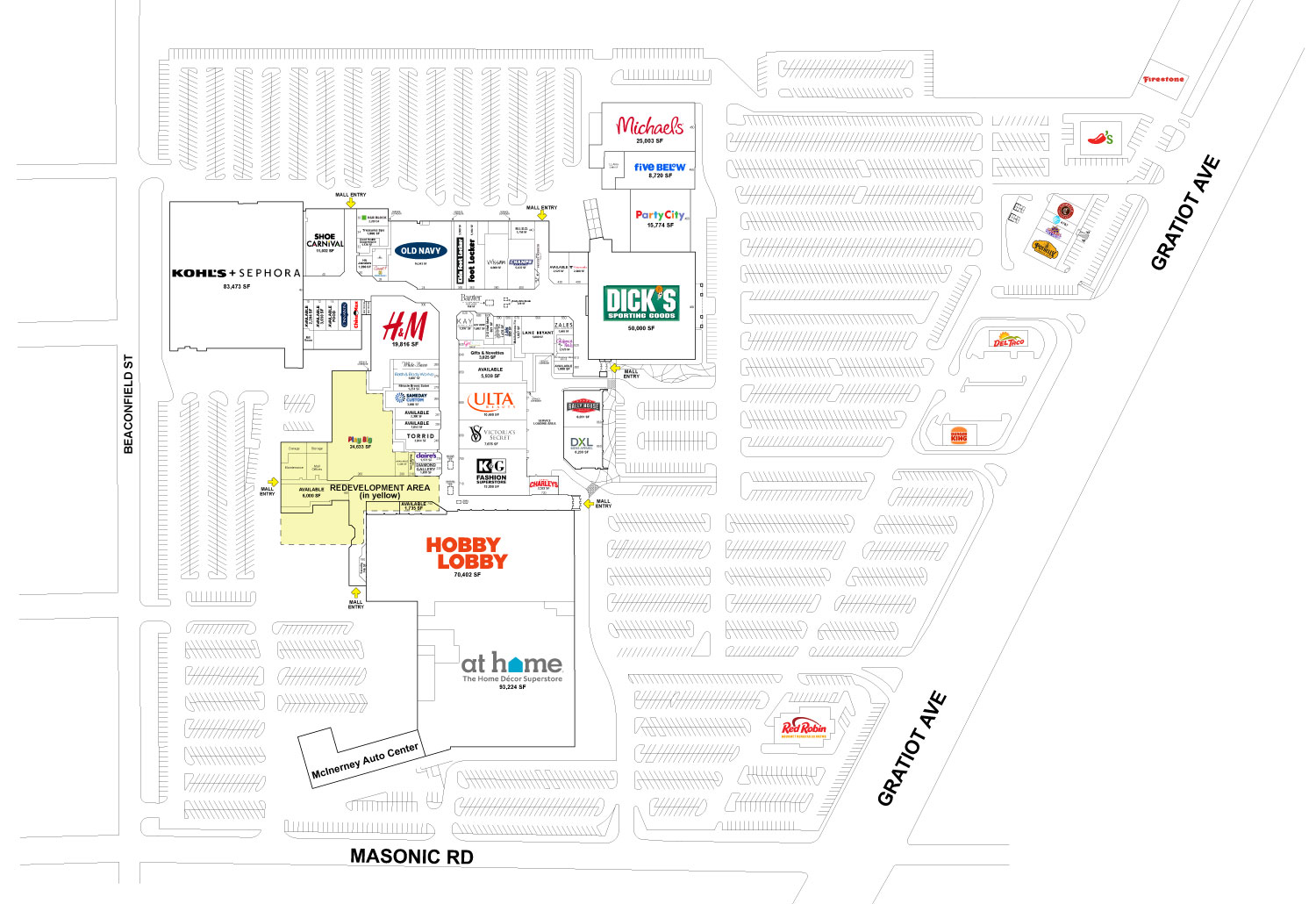 Macomb Mall Leasing Plan