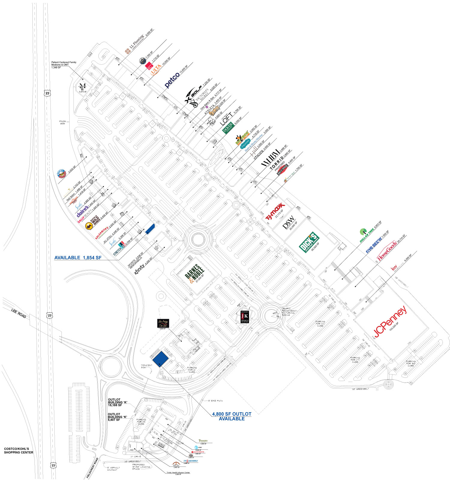 Green Oak Village Place Site Plan